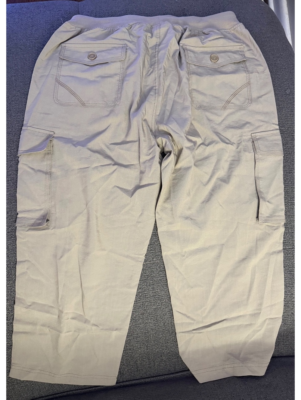 Women's khaki cargo pants